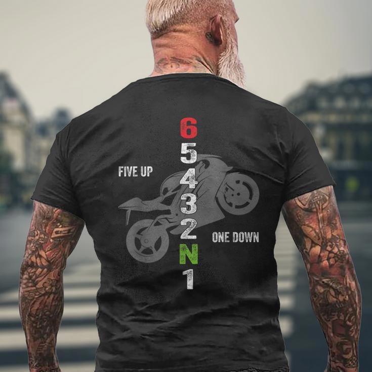 Motorcycle Gear Up Down - Camiseta masculina de manga curta com