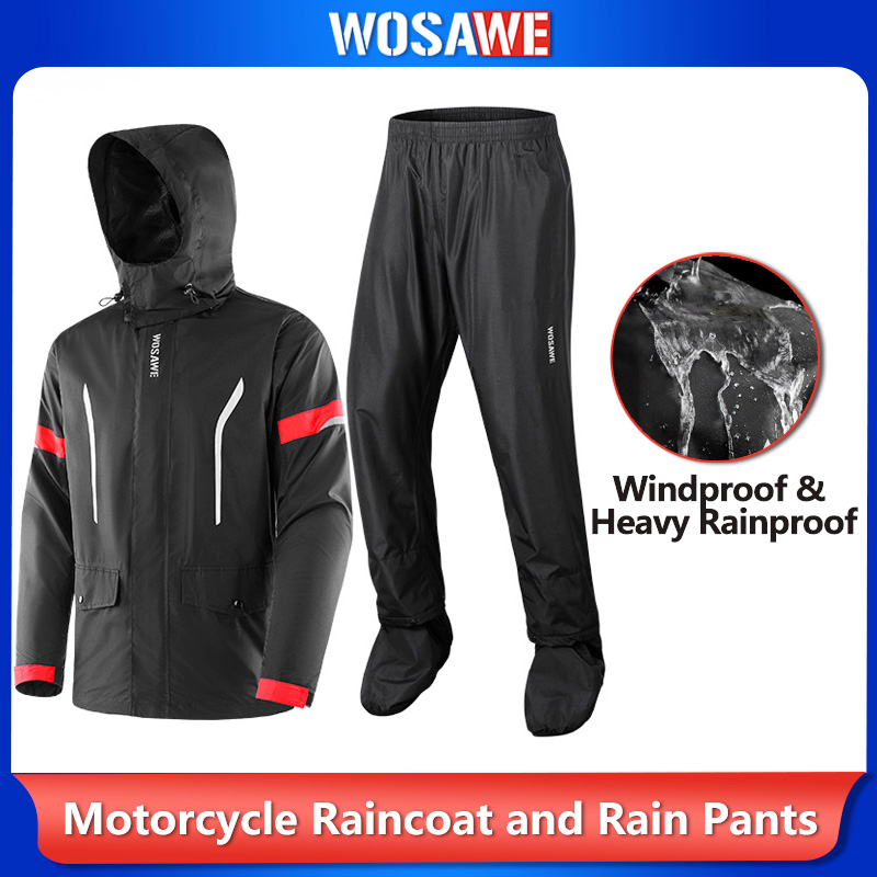 Motorcycle Gear Full Set - Conjunto de Chuva para Motociclistas WOSAWE