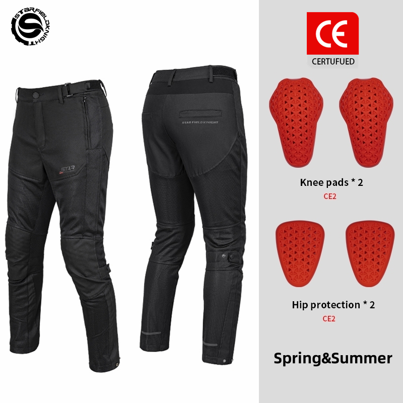 Motorcycle Gear For Summer - Star Field Knight-Calças masculinas para montar