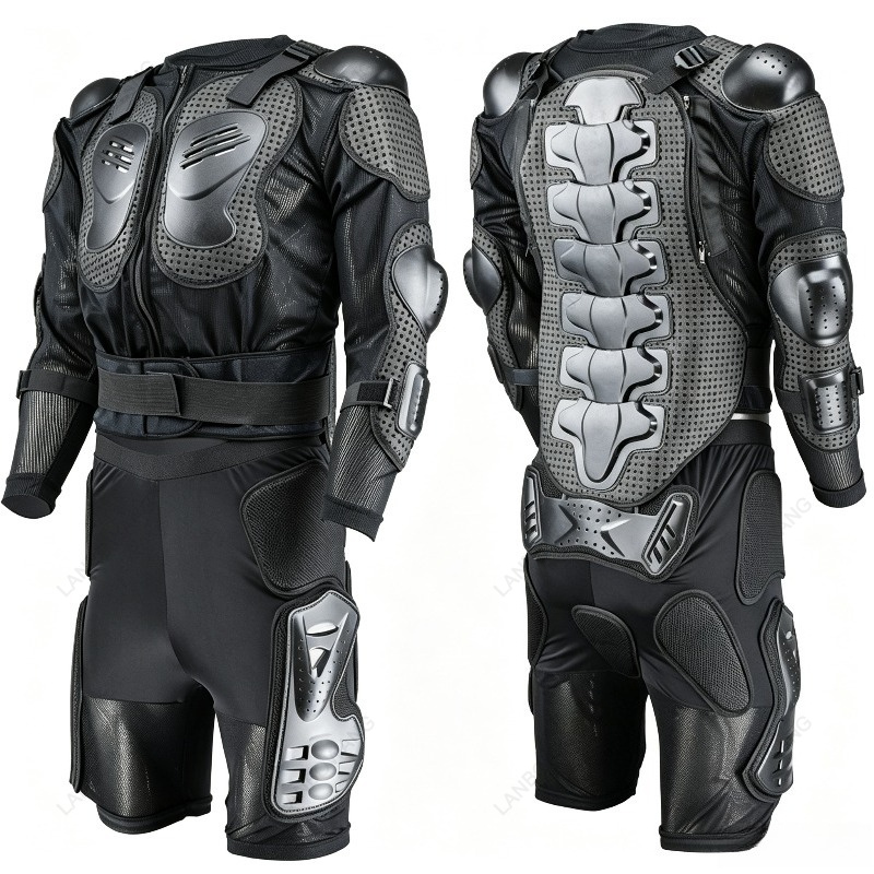 Motorcycle Gear Full Suit - Conjunto de Jaqueta e Calças Protetoras
