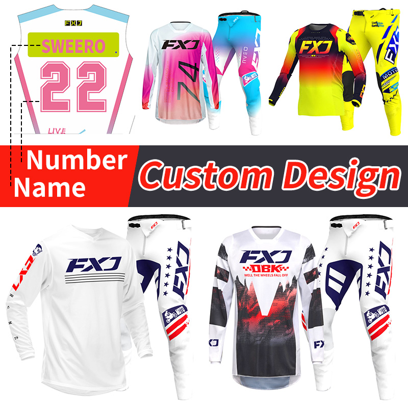 Motorcycle Gear Sale - Conjunto de Jersey e Calças para