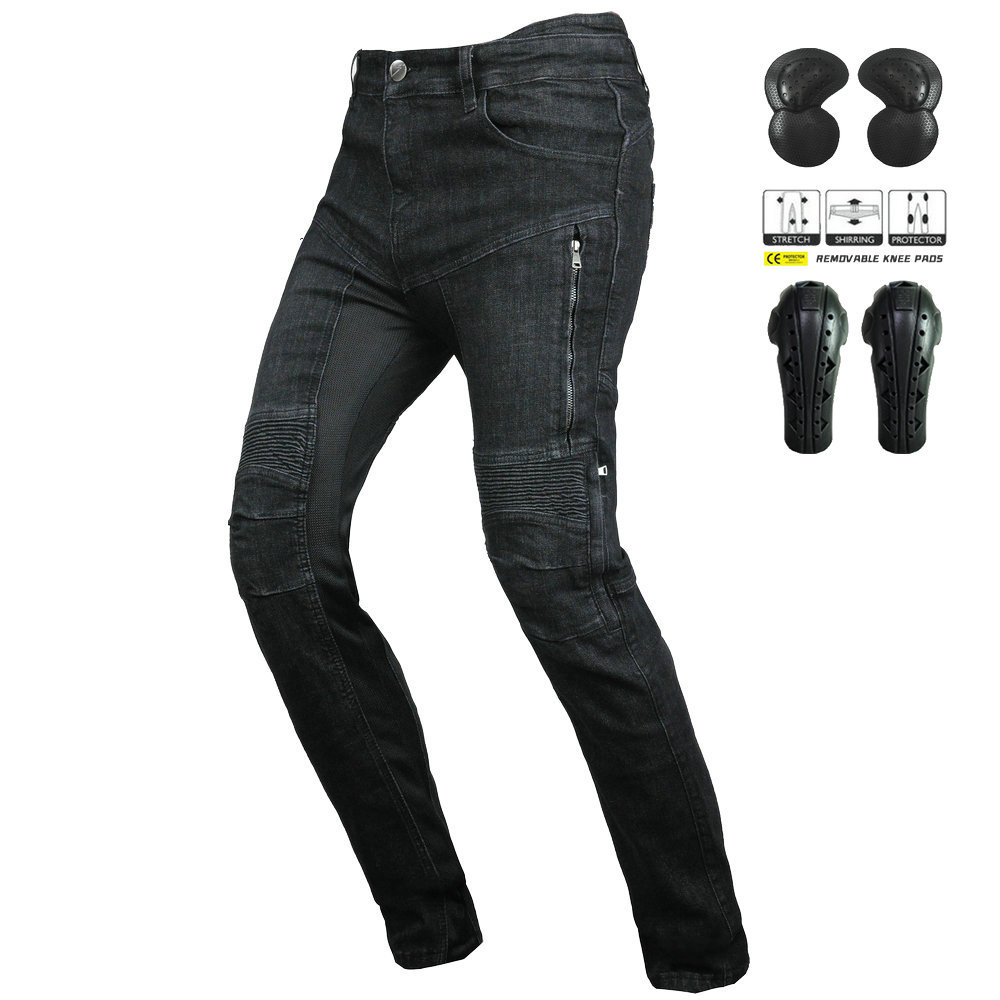Motorcycle Gear For Summer - Calças de brim da motocicleta respirável