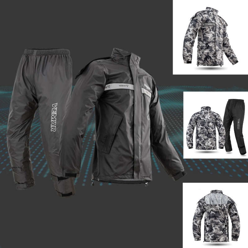 Motorcycle Gear Full Suit - VEMAR Homens Mulheres Delivery Rider Rain