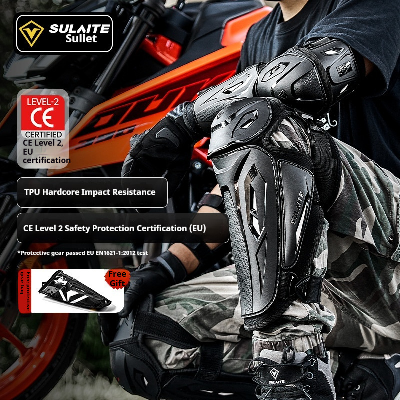 Motorcycle Gear Full Set - Protetores de Joelho e Cotovelo para