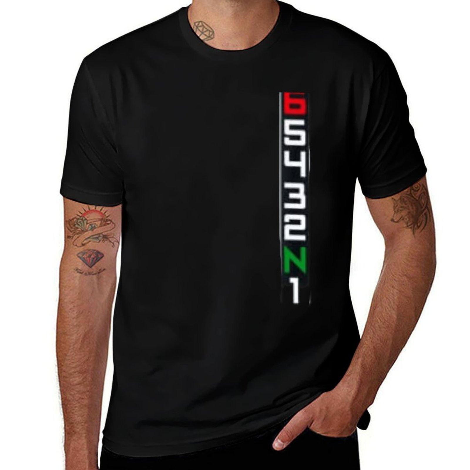 Motorcycle Gear Up Down - Camiseta Premium com estampa de mudança