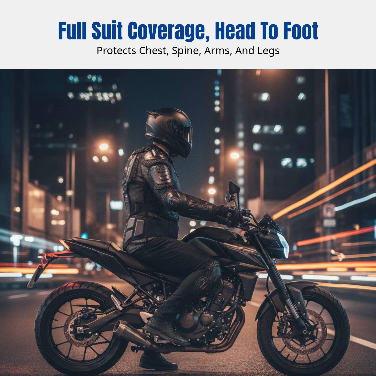 Motorcycle Gear Full Set - Conjunto de Proteção para Atividades ao
