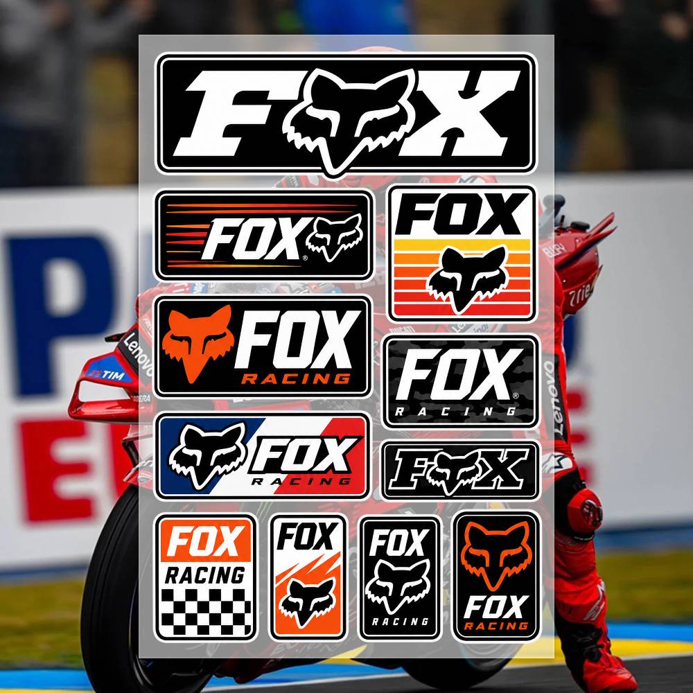 Adesivo de Motocicleta Japonês - Motorcycle Gear Fox avaliação e preço