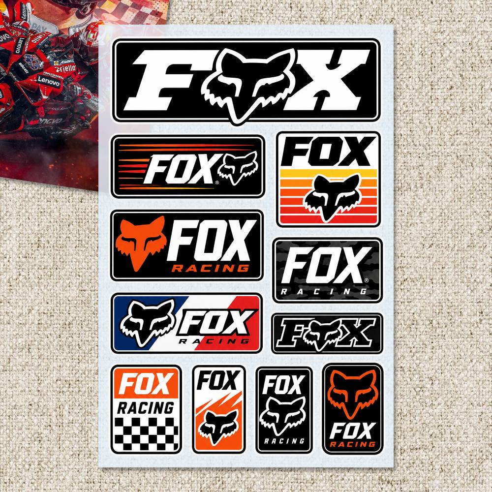 Adesivo de Motocicleta Japonês - Motorcycle Gear Fox avaliação e preço