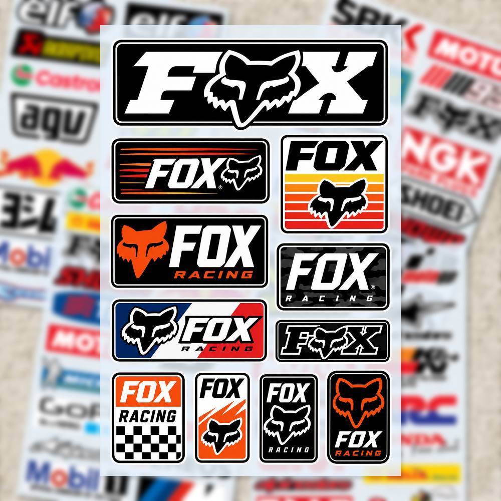 Adesivo de Motocicleta Japonês - Motorcycle Gear Fox avaliação e preço