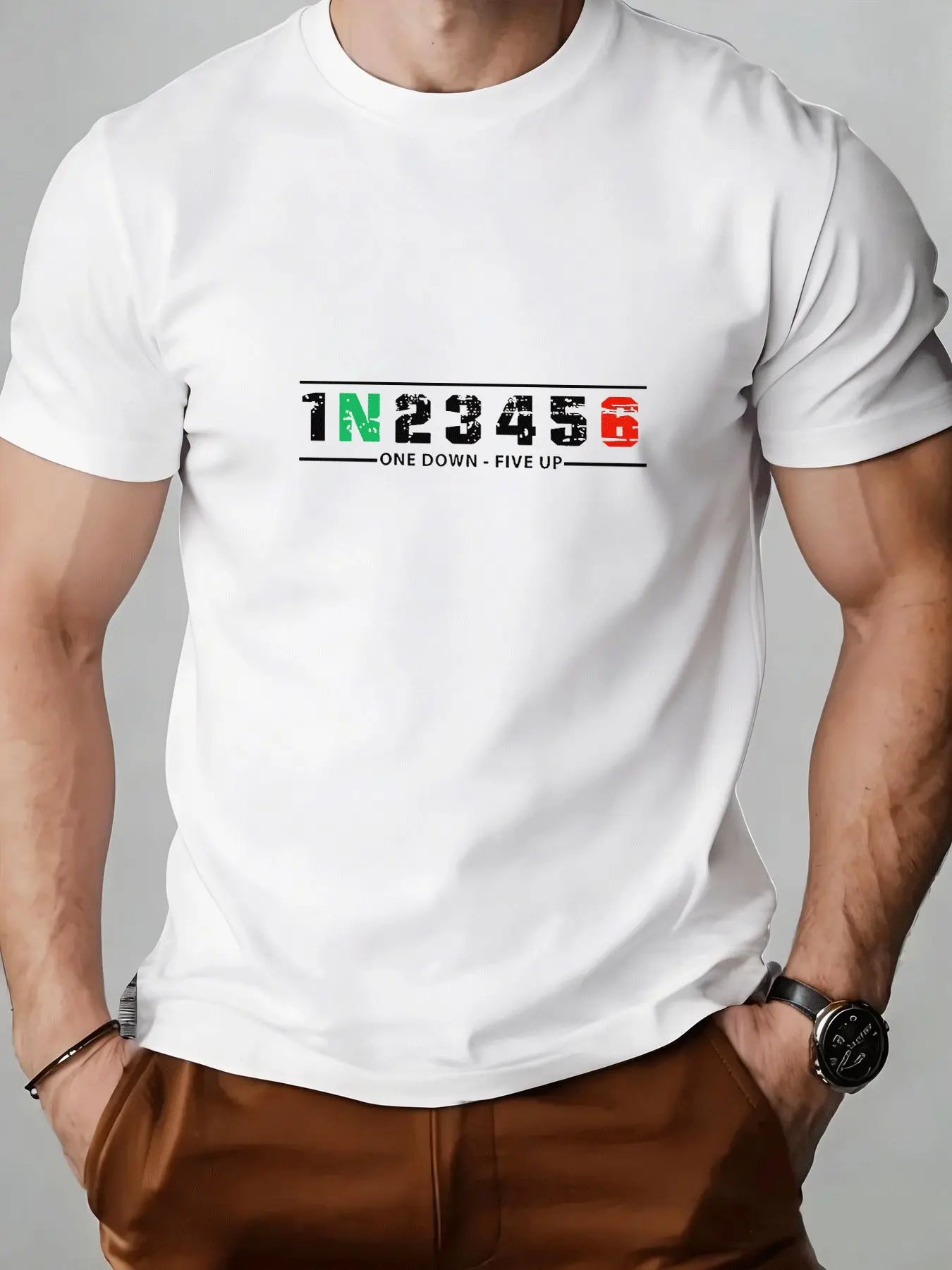 Camiseta Gráfica Masculina 1N2 - Motorcycle Gear Up Down avaliação e preço