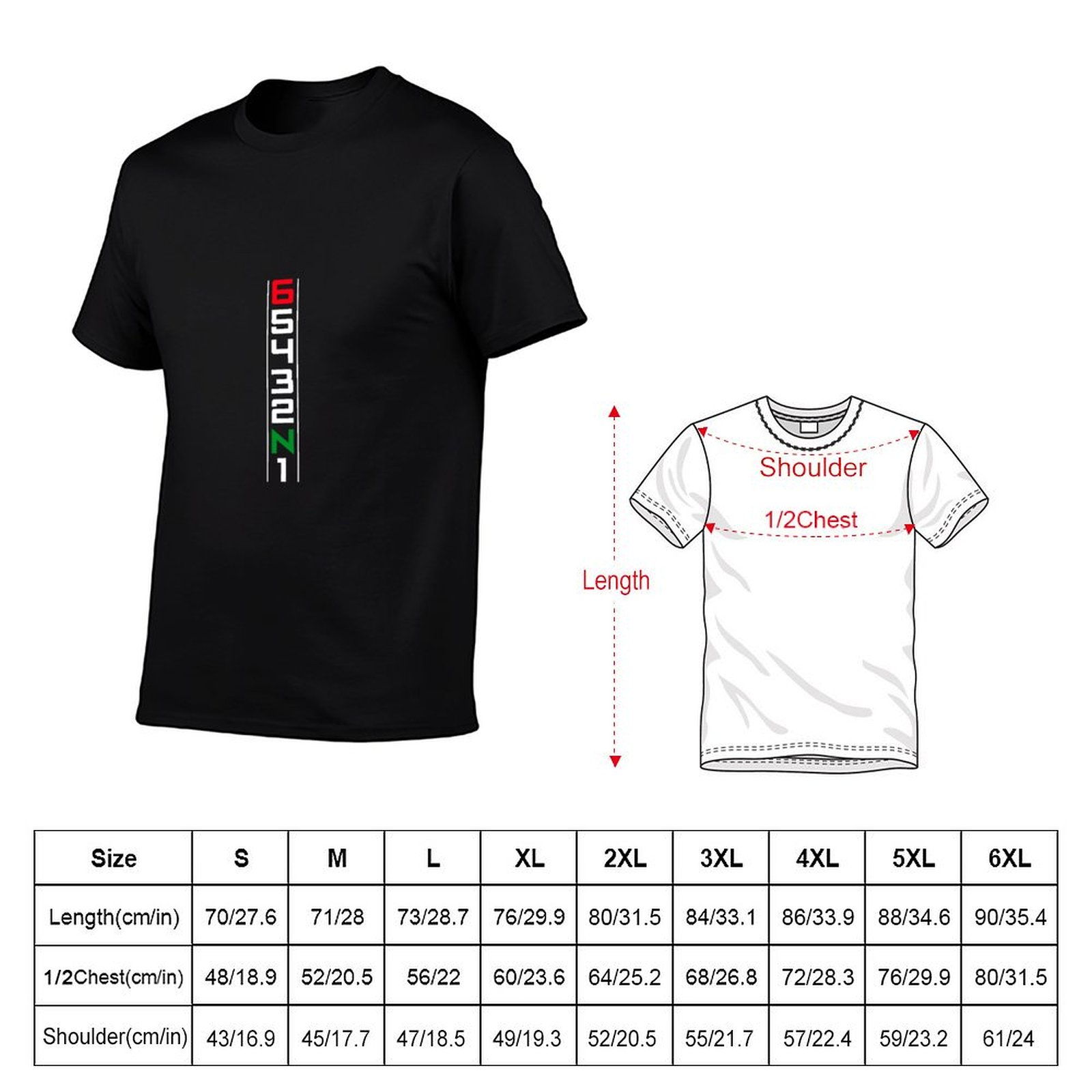 Camiseta masculina com estampa - Motorcycle Gear Up Down avaliação e preço