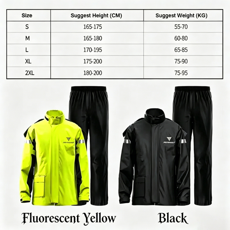 Conjunto de Chuva Masculino pa - Motorcycle Gear Full Suit avaliação e preço