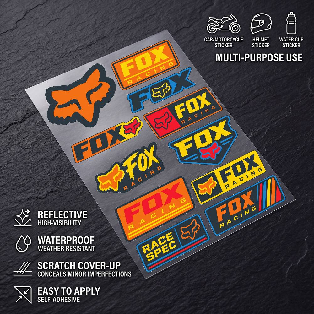 Adesivo Refletivo Impermeável  - Motorcycle Gear Fox avaliação e preço