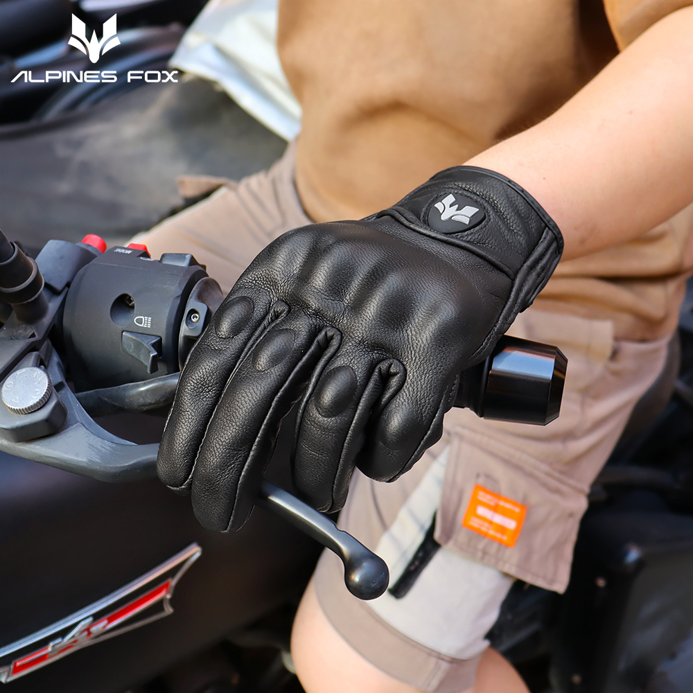 Luvas de moto perfuradas de co - Motorcycle Gear Fox avaliação e preço