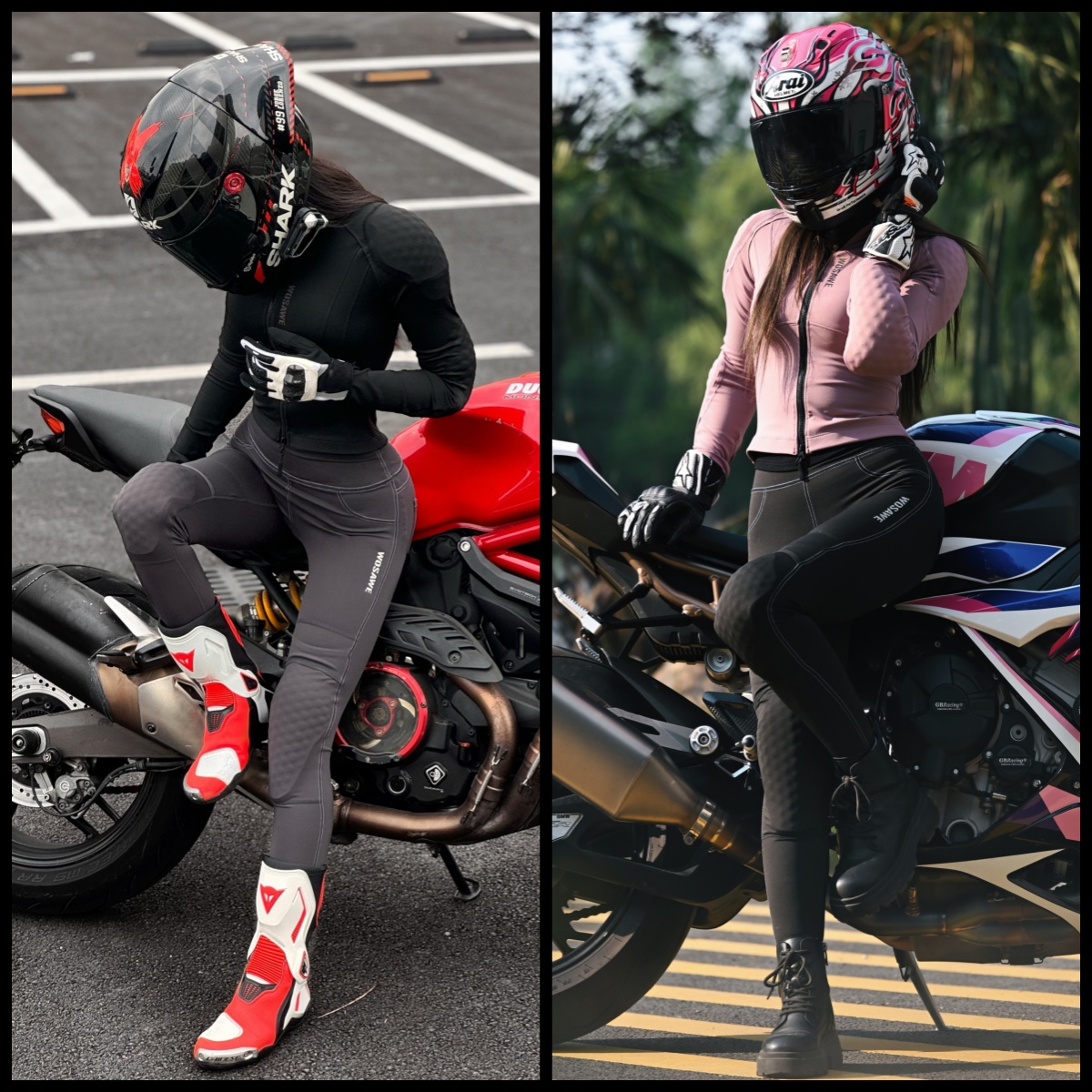 Conjunto de Jaqueta e Calças p - Motorcycle Gear Full Suit avaliação e preço