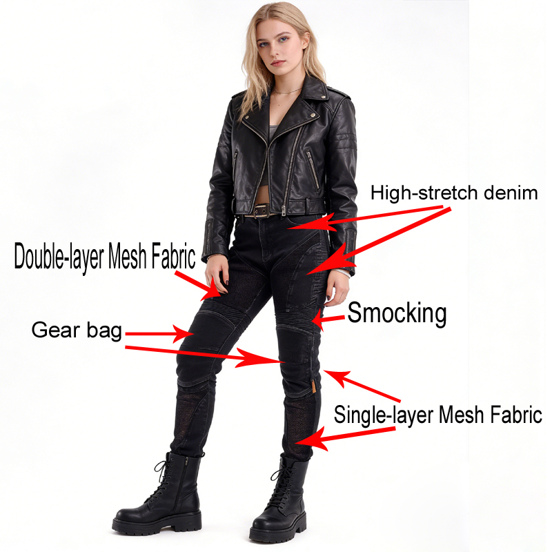 Calças de Verão para Mulheres, - Motorcycle Gear For Summer avaliação e preço
