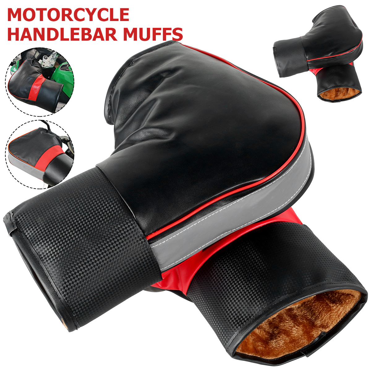 Protetora motocicleta guiador  - Motorcycle Gear For Winter avaliação e preço