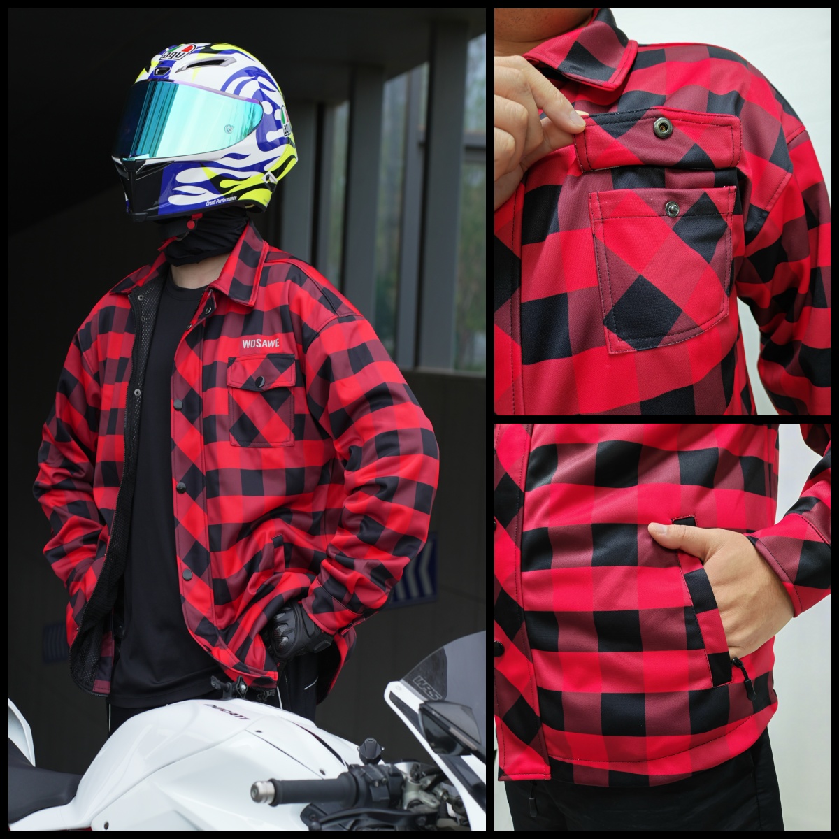 Jaqueta de Motocicleta WOSAWE  - Motorcycle Gear For Winter avaliação e preço