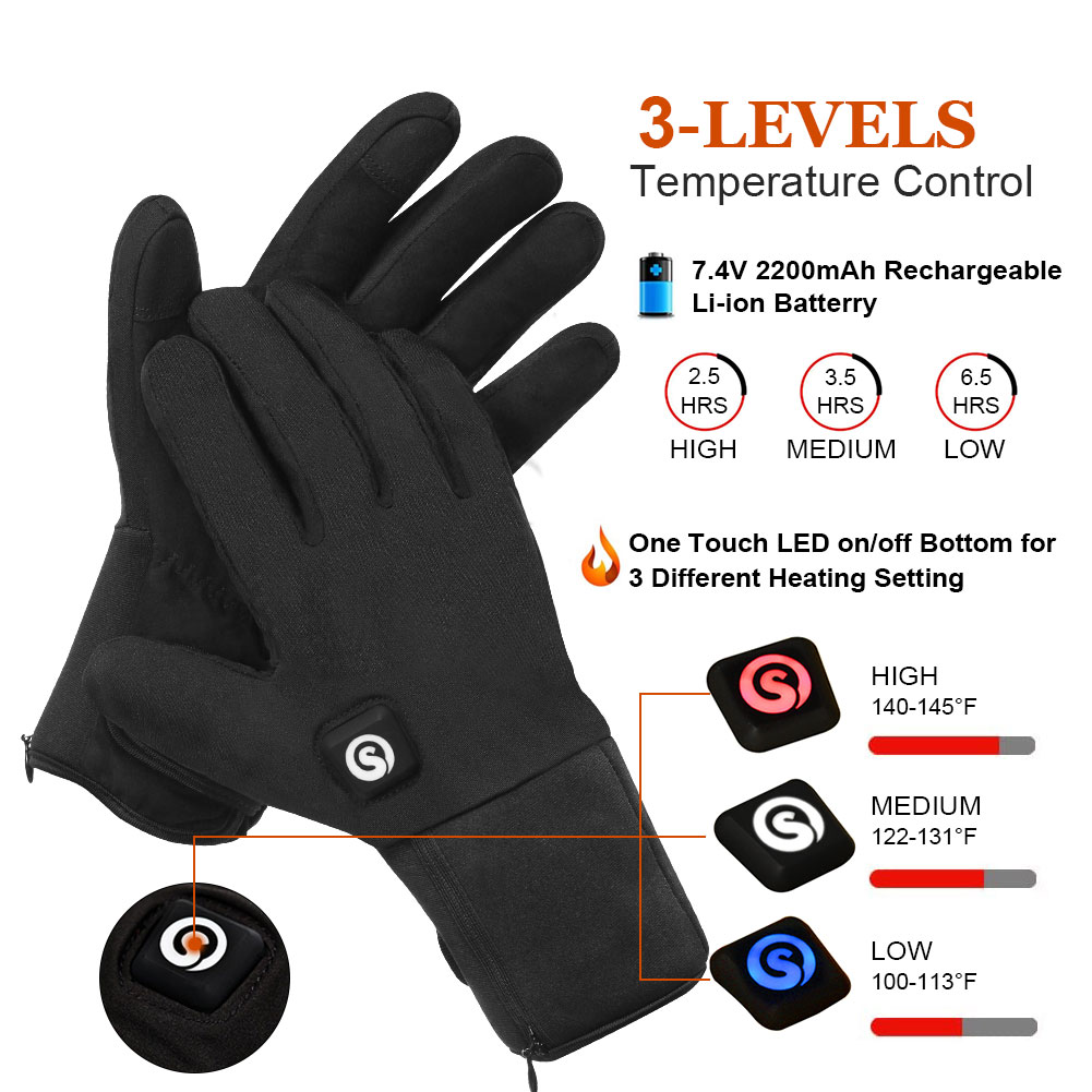 Luvas de motocicleta aquecidas - Motorcycle Gear For Winter avaliação e preço