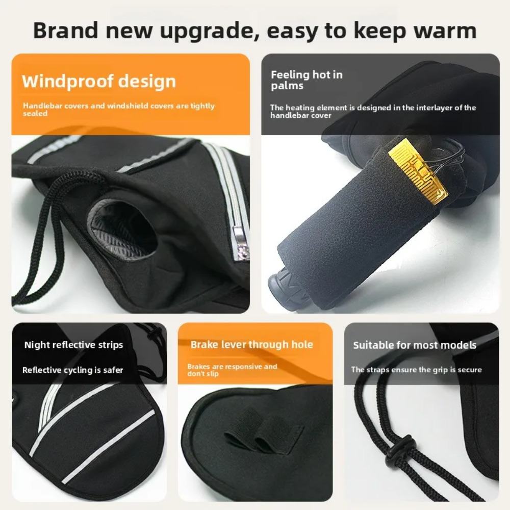 Capa para guidão de motociclet - Motorcycle Gear For Winter avaliação e preço