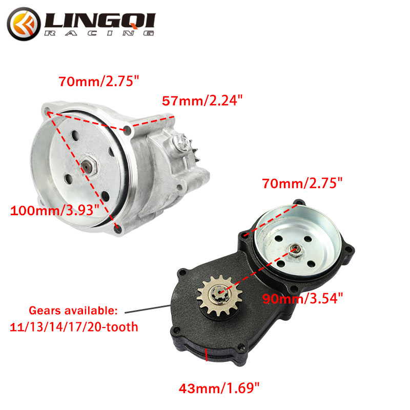 LINGQI-Roda dentada de embreag - Motorcycle Gearbox avaliação e preço